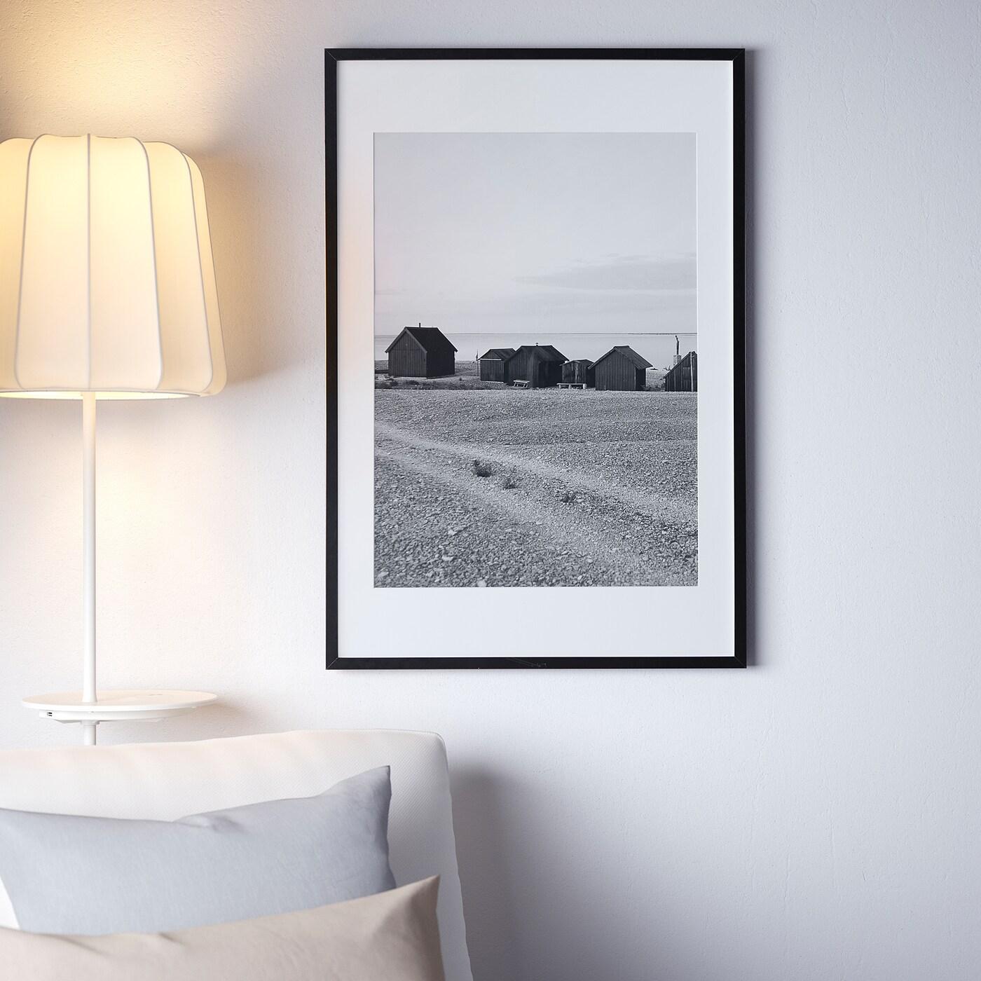 KNOPPÄNG black picture frame, 61x91 cm.