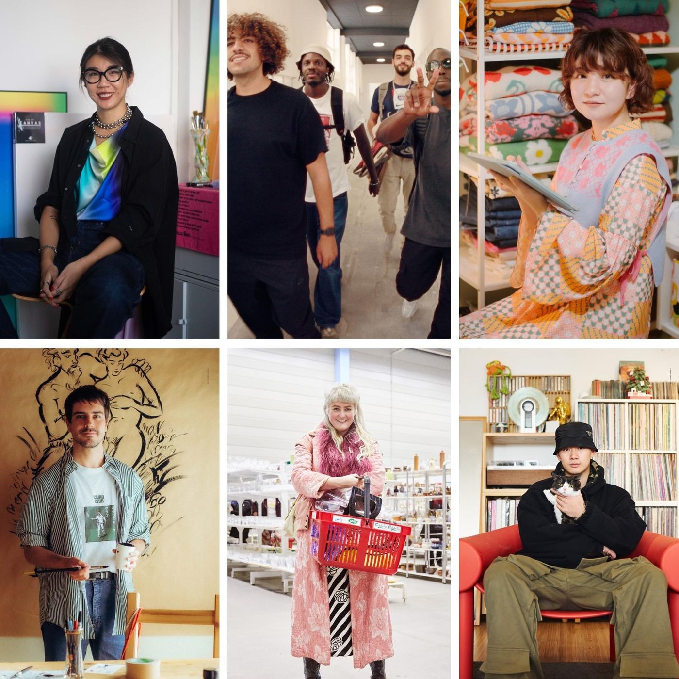 Kolaż przedstawiający dziesięć osób, z którymi podjęto współpracę w ramach projektu. Obrazki są ustawione w dwóch rzędach.