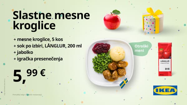 Kombo ponudba: slastne mesne kroglice