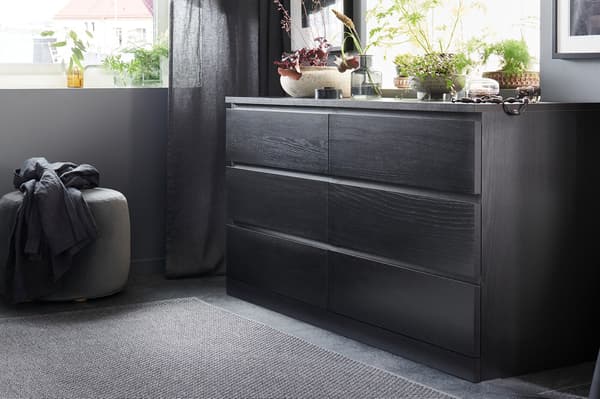Kommode dunkelbraun MALM