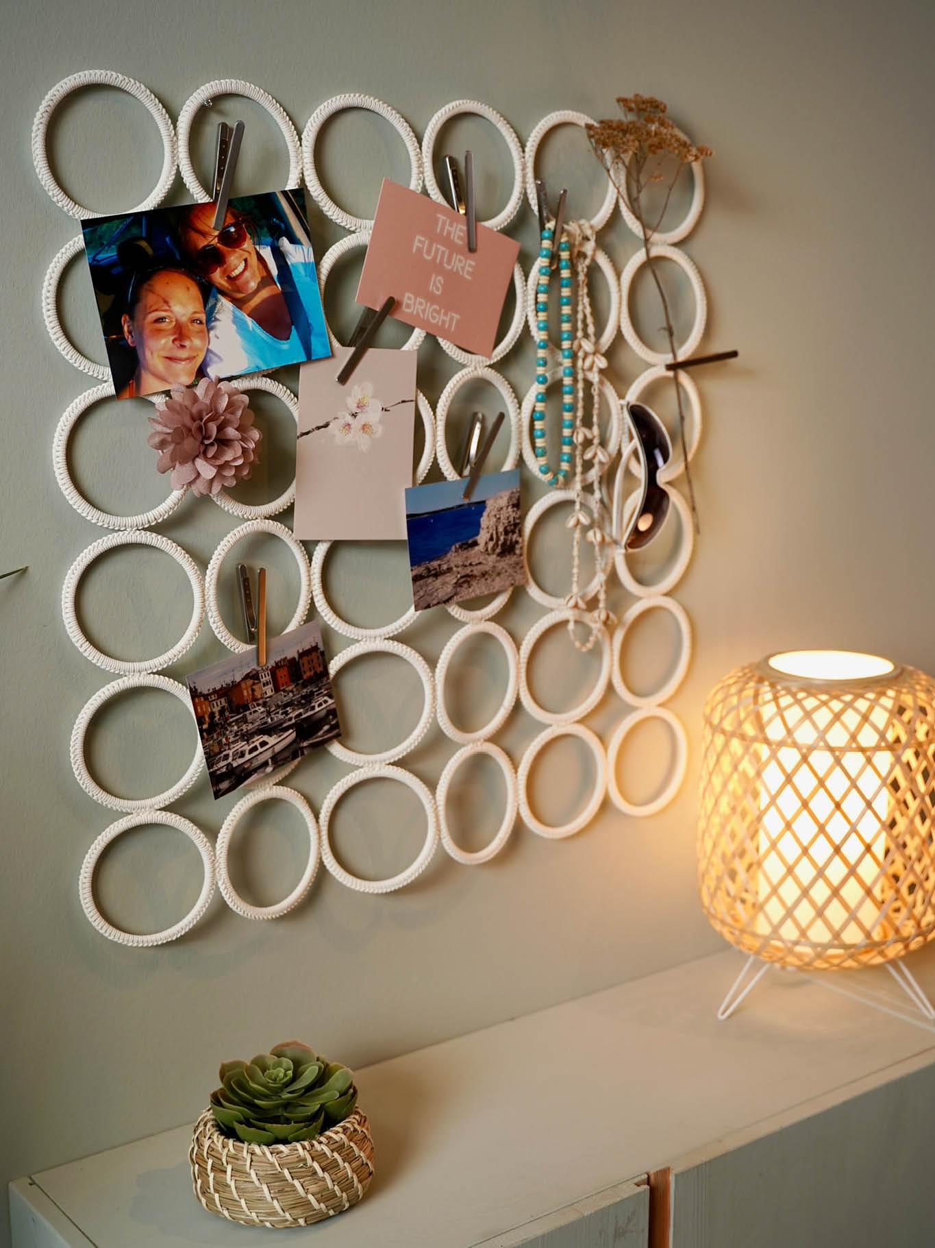 KOMPLEMENT Aufhänger als individuelle Notiztafel für Urlaubserinnerungen