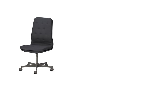 Konferenční židle s kolečky, Naggen tmavě šedá