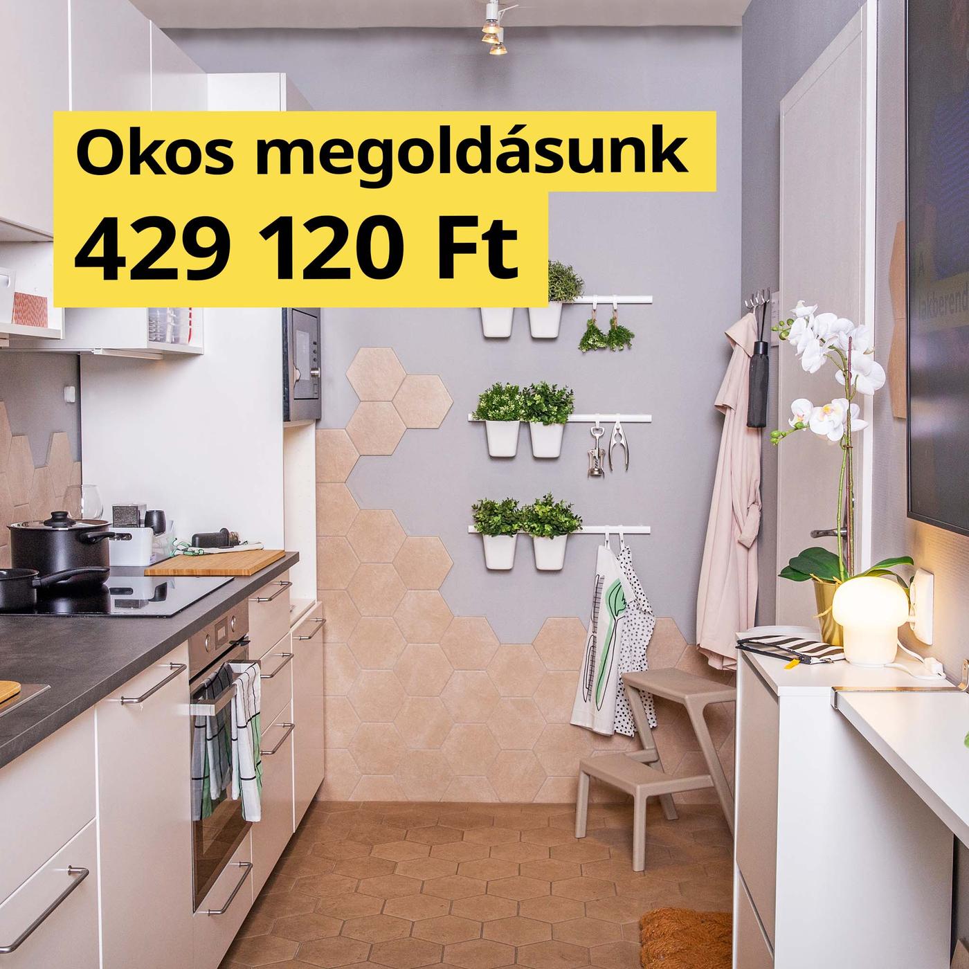 Konyha, melyben mindennek jut hely.