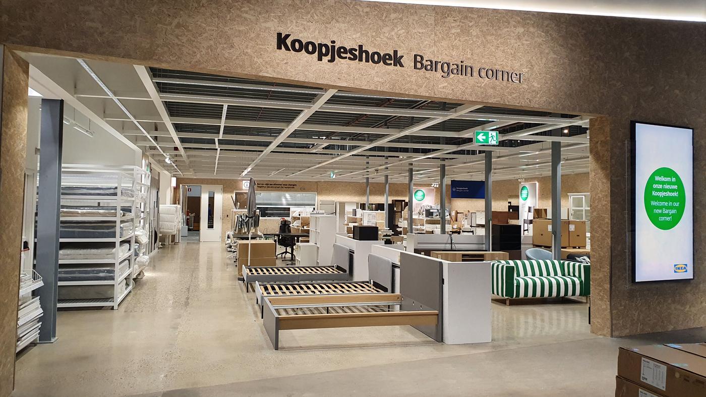 Koopjeshoek bij IKEA Delft IKEA