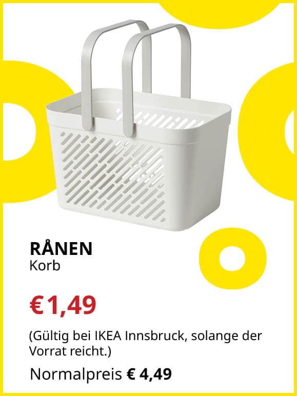 Korb 1,49€ statt 4,49€