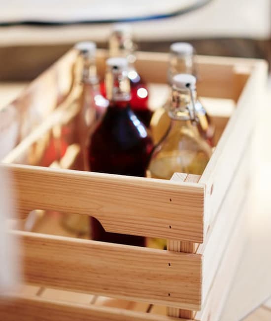 KORKEN Butelka z kapslem, szkło bezbarwne, 0.5 l