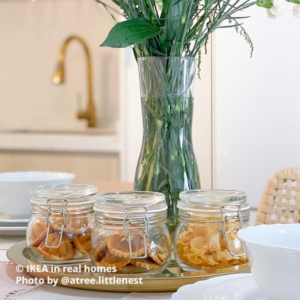 KORKEN jars for snack