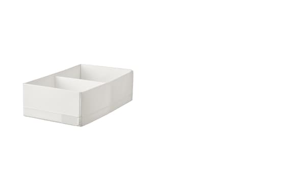 Krabice s přihrádkami, bílá