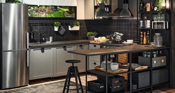 Kuchnia z tradycyjnym akcentem; Meble kuchenne IKEA ENHET