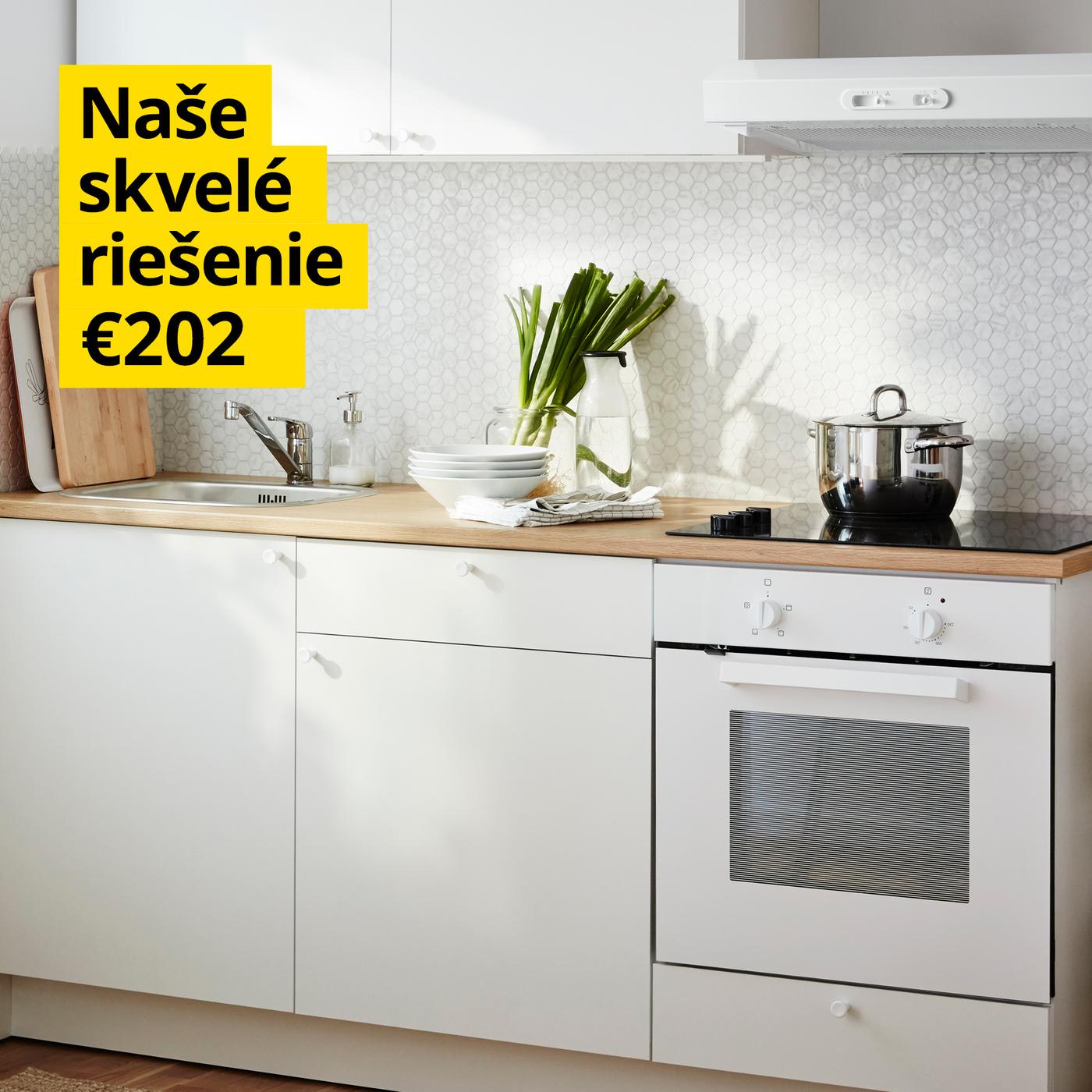 Kuchyňa na štyroch metroch štvorcových.