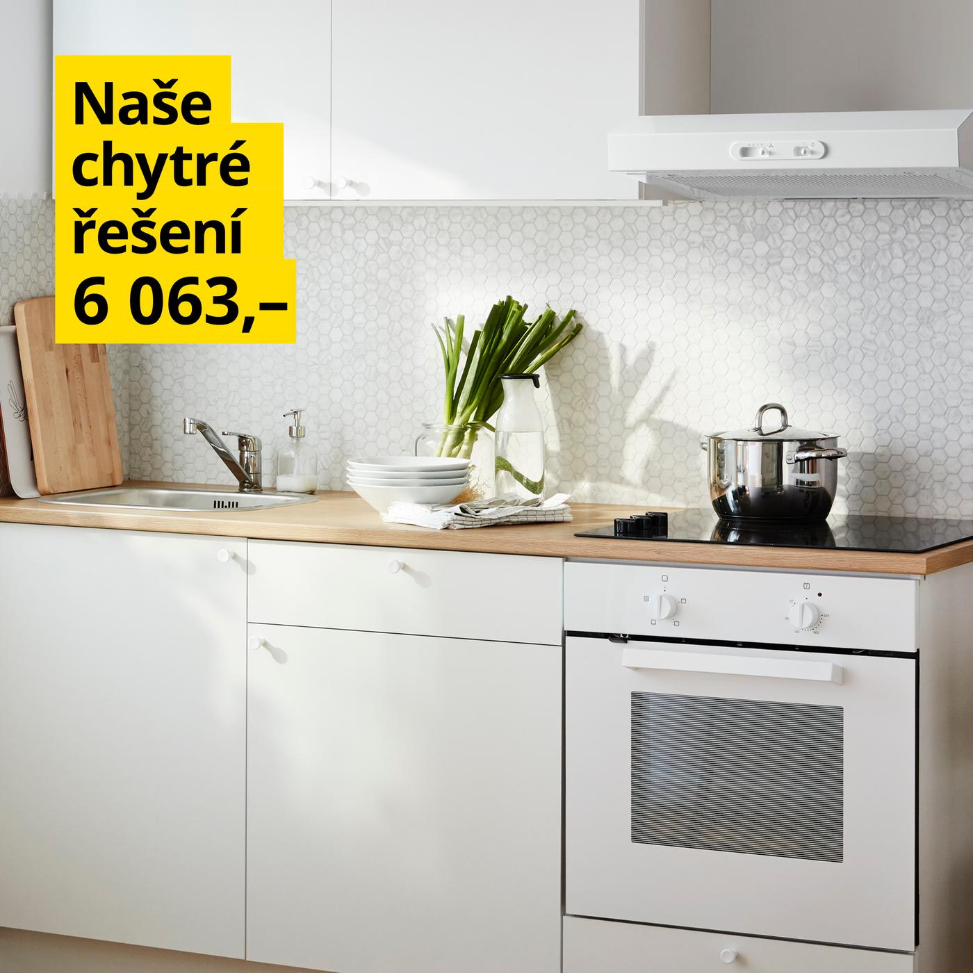 Kuchyňka na 4 metrech čtverečních za 6 063 Kč.