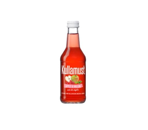 Kullamust äpple hallon.