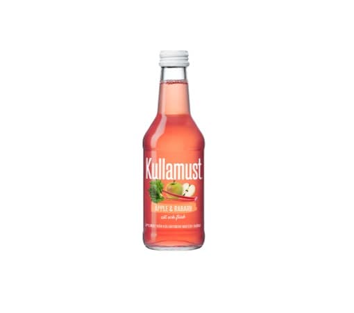 Kullamust äpple rabarber.