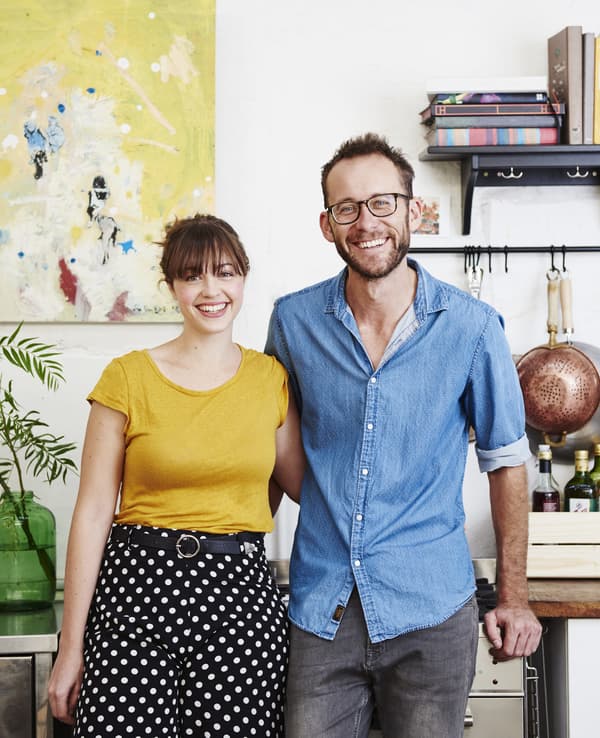 Kyra e Dave in cucina.