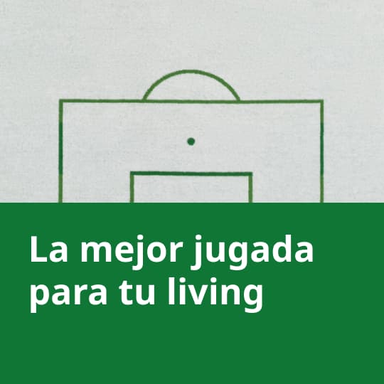 La mejor jugada para tu living está con nuestra variedad de sofás y mesas de centro para un espacio cómodo donde disfrutar el fútbol en casa.