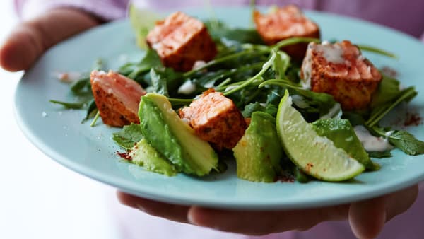 Lachs-Avocado-Salat