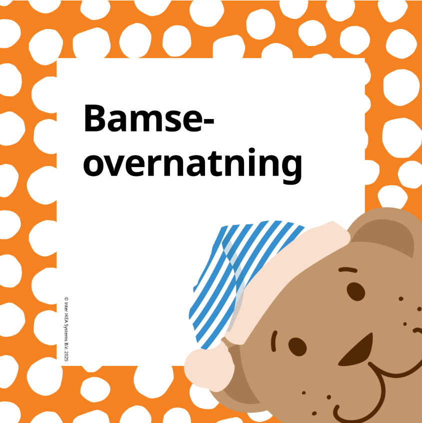 Læs godnathistorie for bamserne og put dem i IKEA