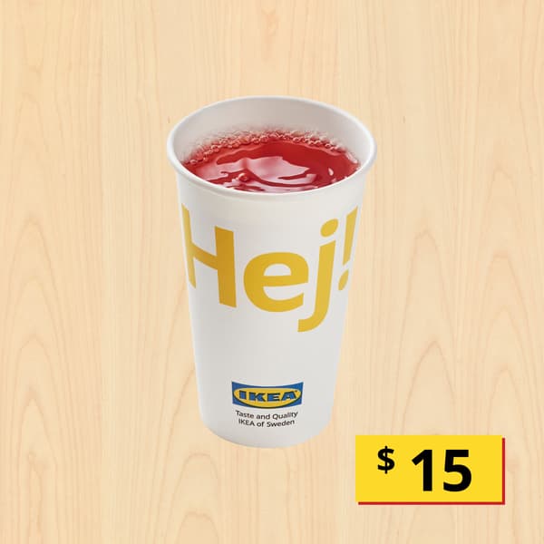 Läsk
Refresco de refill de 350ml*
$15
Sabor pera, lima limón, arándano sueco, cola, cola sin azúcar o frambuesa.