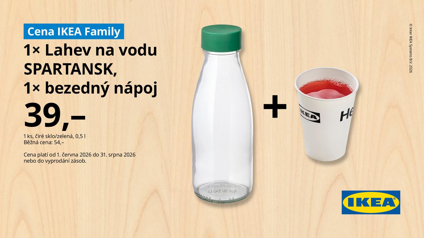 lahev na vodu + bezedný nápoj