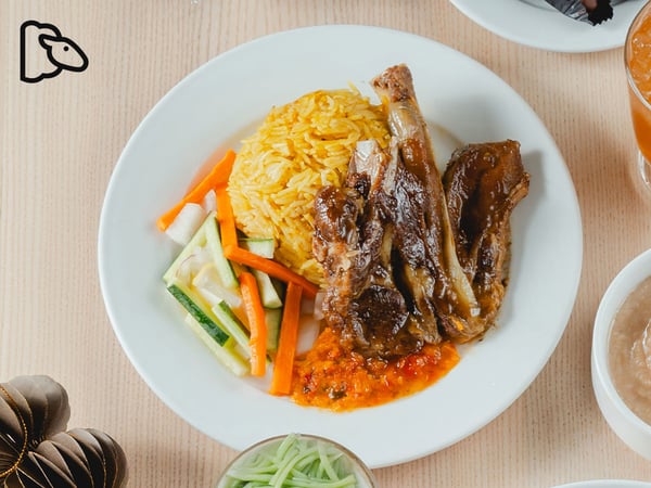 Lamb Kabsah with Biryani Rice