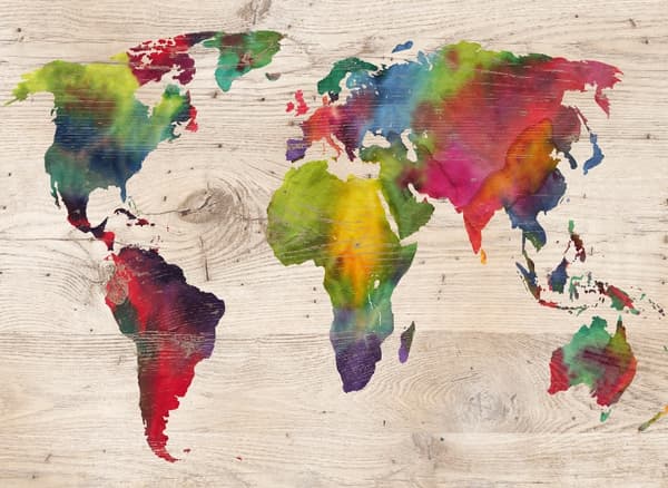 Láminas mapamundi y países