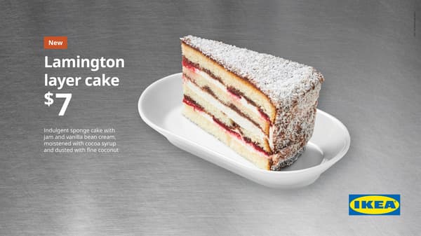 Lamington layer cake