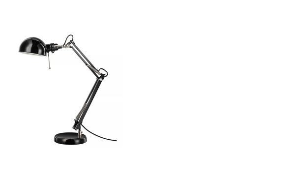 Lampa černá