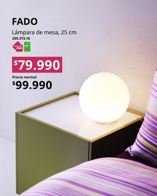 Lámpara de escritorio FADO con precio especial con CMR