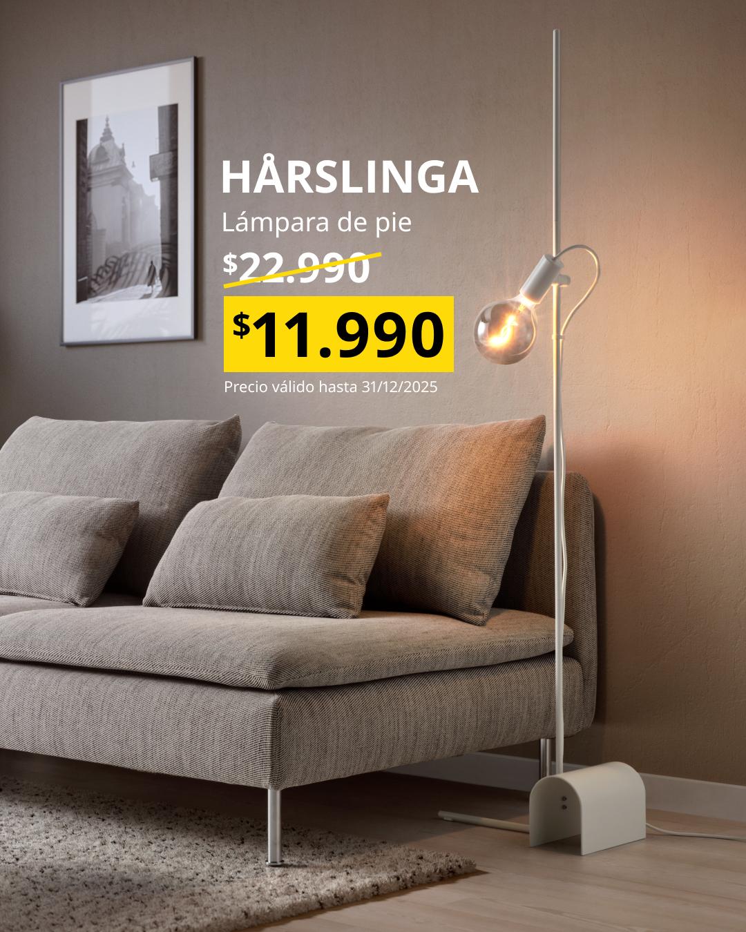 Lámpara de pie HÅRSLINGA a precio especial