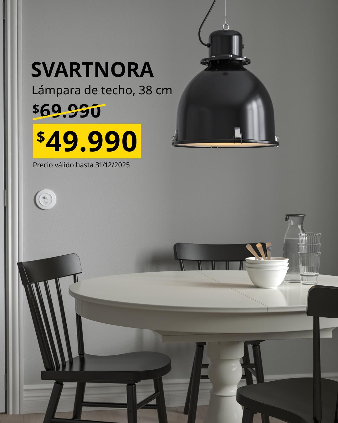 Lámpara de techo SVARTNORA a precio especial