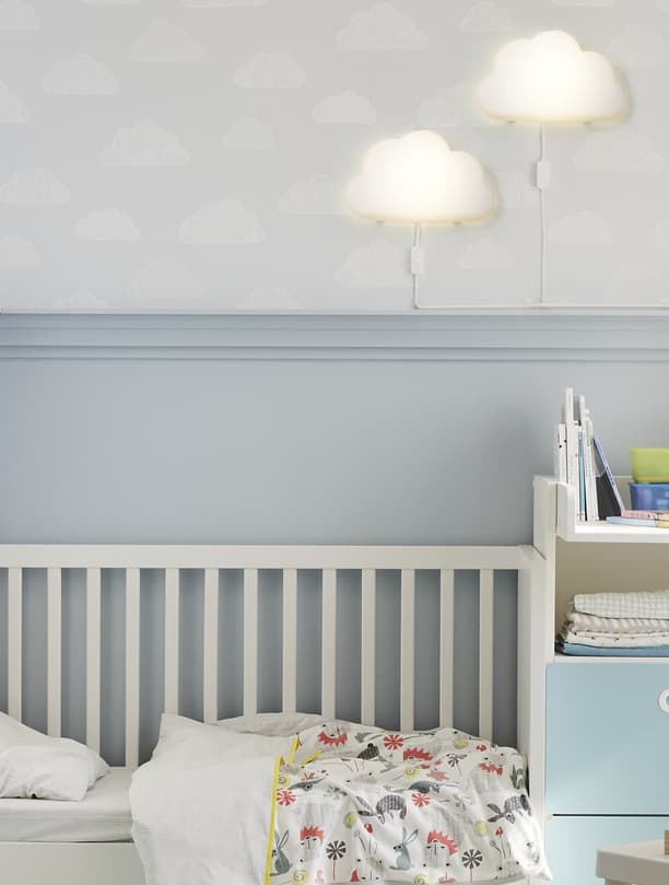 Lámparas de figuras de nube para cuarto de niños