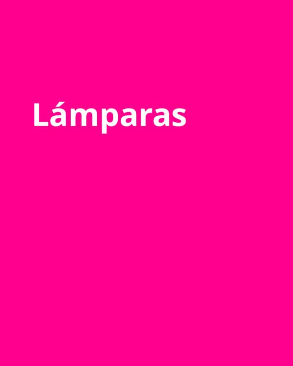 Lámparas fucsia