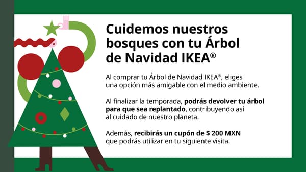 Landscape Christmas Tree Campaña