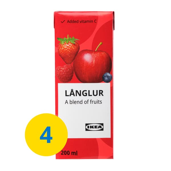 LÅNGLUR gyümölcsös smoothie.