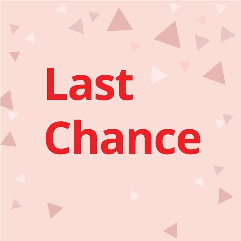 Last chance 20-50% off online only until 14th March