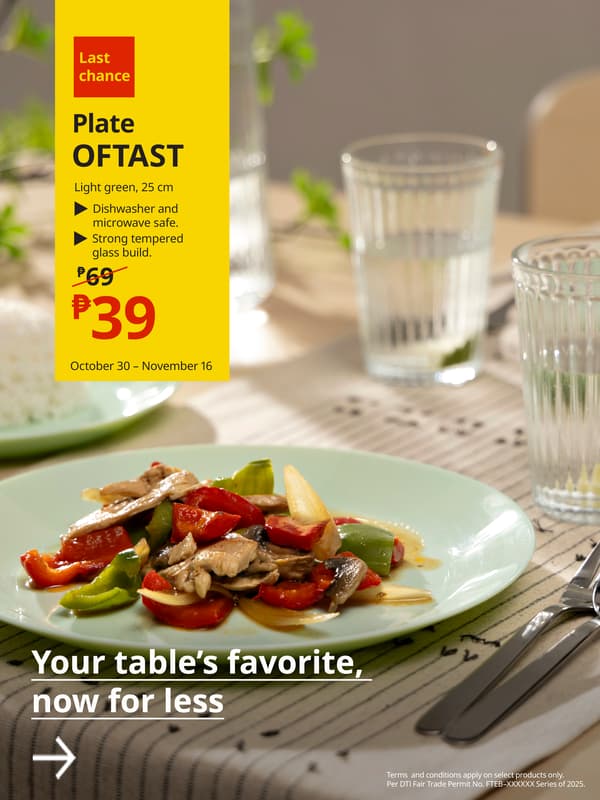 Last Chance: OFTAST Plate now at P39