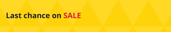 Last chance on sale