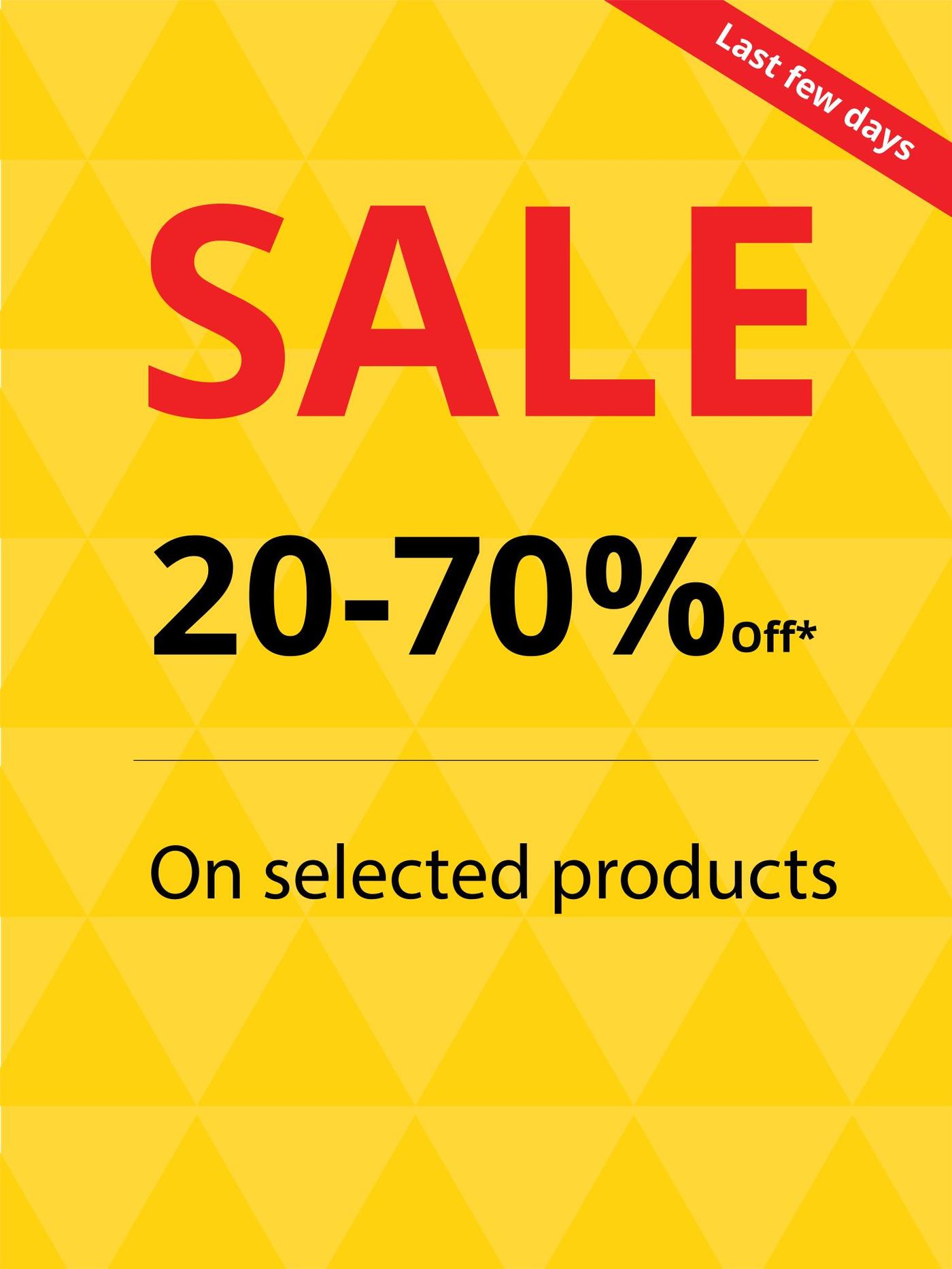 last few days part sale 