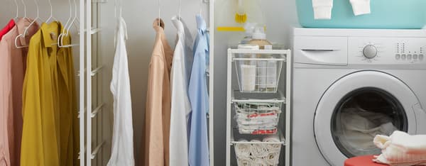 
Laundry room IKEA sorting laundry, drying laundry, JONAXEL series.