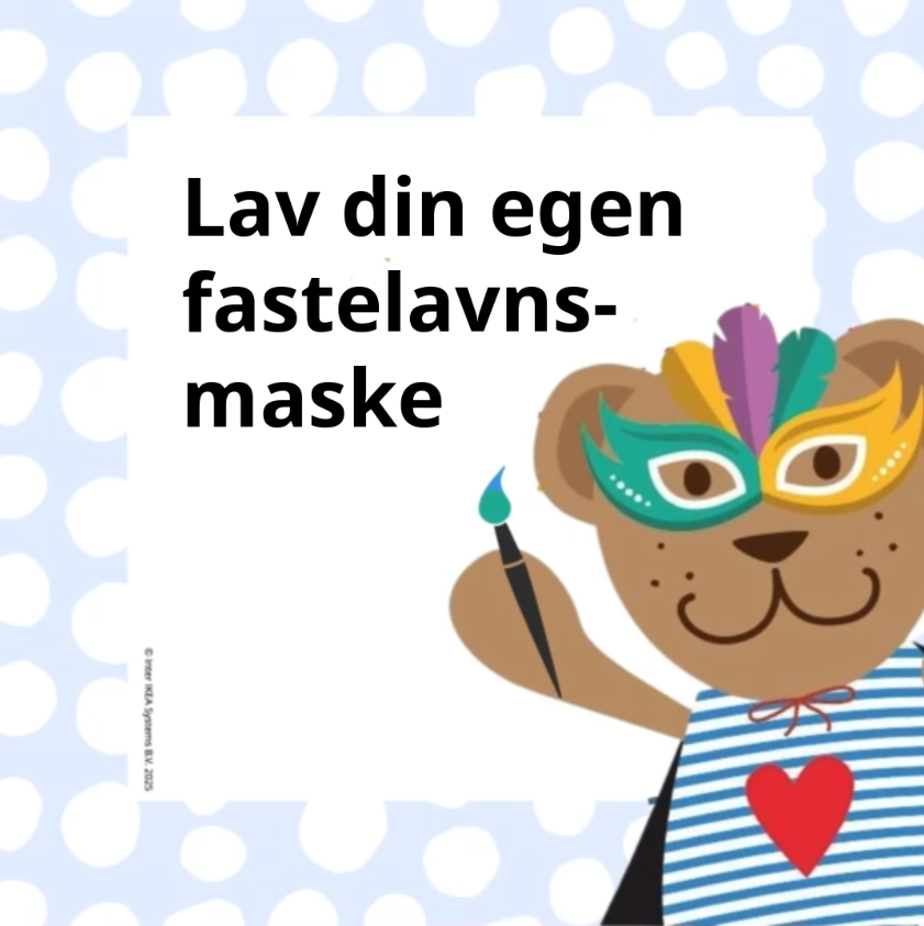 Lav din egen fastelavnsmaske