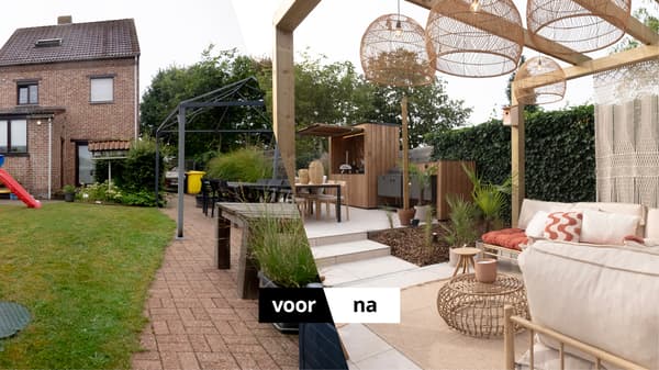 Le make-over d’un jardin à Oelegem