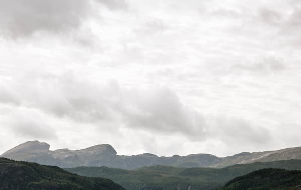 Le paysage montagneux norvégien