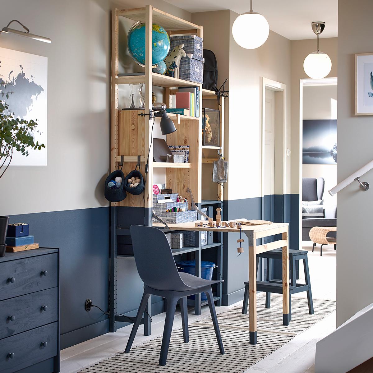 Bureau domicile fonctionnel dans un espace troit IKEA Bureau domicile fonctionnel dans un espace troit IKEA