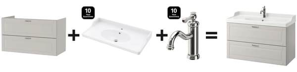 Learn how to build your own vanity unit with IKEA Home Furnishings.
