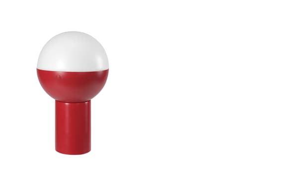 LED dekorativní osvětlení, solární napájení/kulatá červená
