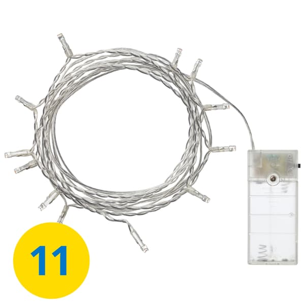 LEDFYR Svetelná reťaz LED 12 žiaroviek.