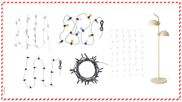 LEDLJUS, SOMMARLÅNKE, STRÅLA and SVARTRÅ outdoor lighting where Due to a production error it has been found that the plug is not splash-proof and therefore does not comply with an important safety standard