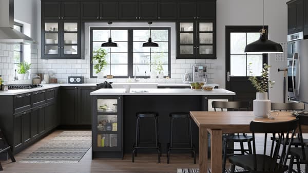 LERHYTTAN black kitchen