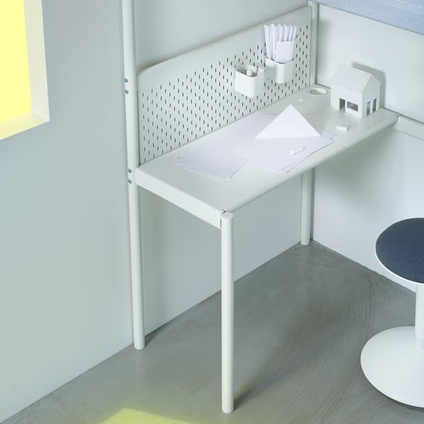 Letto a soppalco VITVAL con scrivania e uno sgabello NILSERIK - IKEA