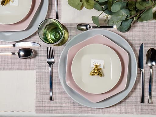 light colours on your table